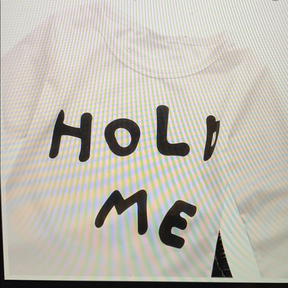 Hold Me T-shirt and PU Leather Pants Outfit